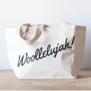 Fringe Supply Woolelujah Oversized Knitting Tote Project Bag